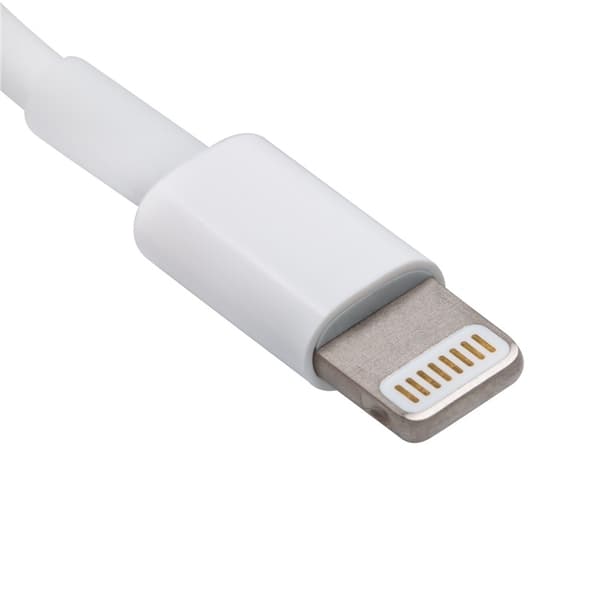 Ekstra kvalitet USB-kabel for iPhone og iPad, 1 meter (hvit)
