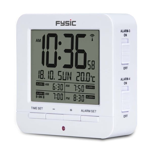 Fysic Digital väckarklocka med temperaturvisning