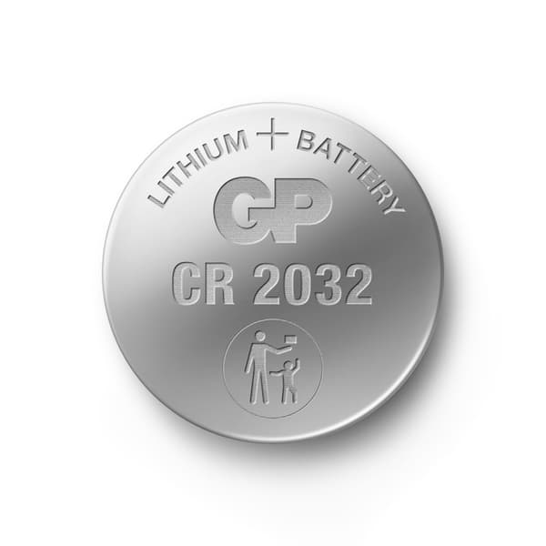 GP Knappcelle litium CR2032, 4-pakning