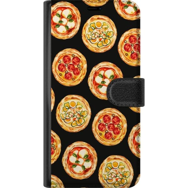 Plånboksfodral till Google Pixel 8a med Pizza motiv
