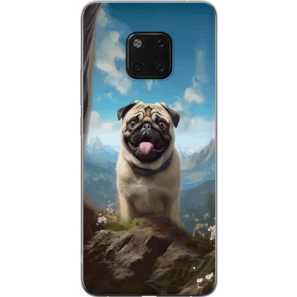 Mobildeksel til Huawei Mate 20 Pro med Glad Hund motiv