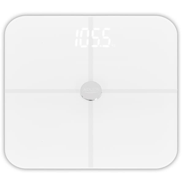 Adler AD 8187 White Smart bathroom scale