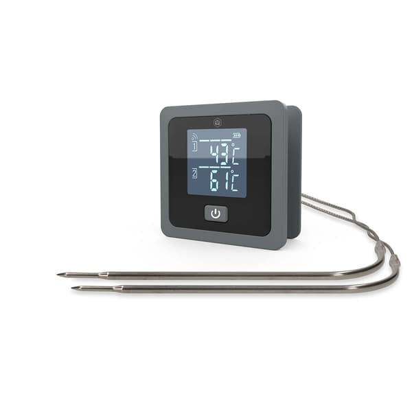 Nedis SmartLife kötttermometer | Buzzer / Push notification | Bluetooth® | Timer | LCD | Antal prober: 2 | 1.20 m | Clips för prober | Nedis® SmartLif