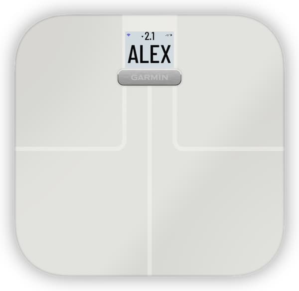 Garmin Index S2 smartvekt, hvit