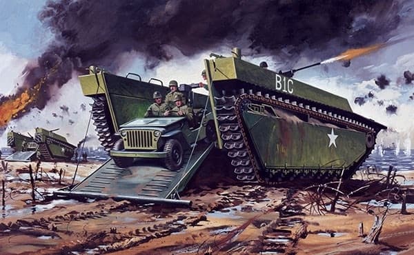 Airfix Buffalo Amfibie LVT &amp; Jeep