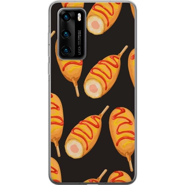 Mobildeksel til Huawei P40 med Kyllinglår motiv