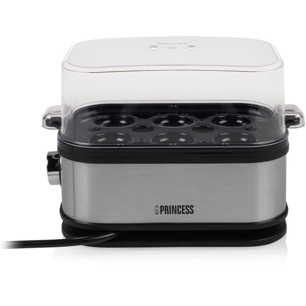 Princess Eggkoker 6 egg 400Watt Rustfritt stål