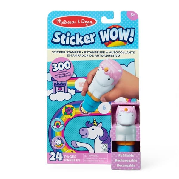 Melissa & Doug Tarra WOW! Yksisarvinen kirjan & Tarrat