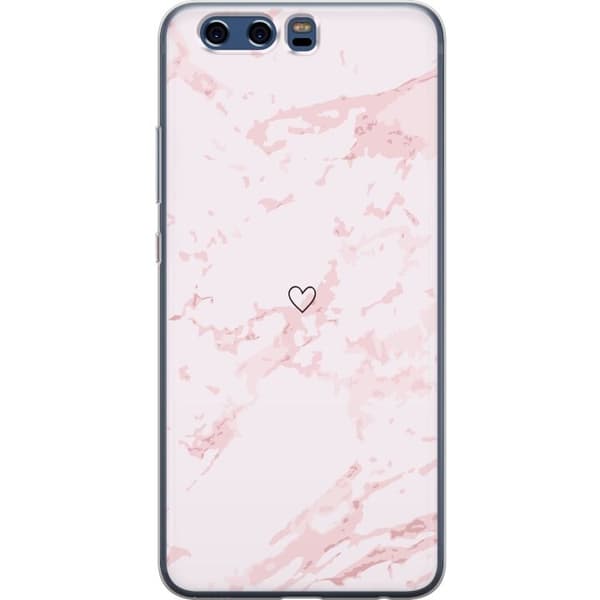 Mobildeksel til Huawei P10 med Rosa Hjerte motiv
