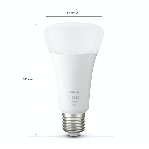 Philips Hue White E27 A67 1600lm 1-pack