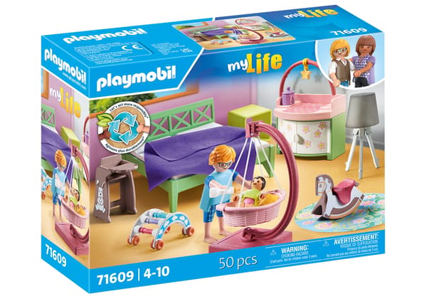 Playmobil Sovrum med lekhörna för barn (71609)