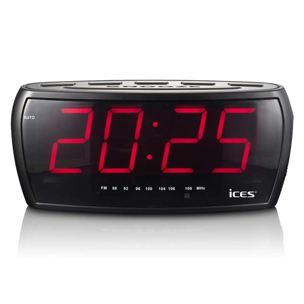 ICES FM-urradio med jumbo-display