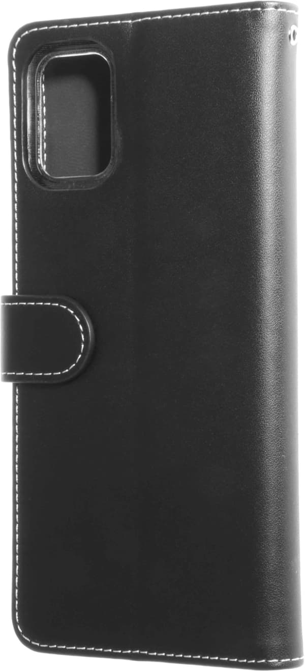 Insmat Eksklusivt Flip Case-pungetui, Samsung Galaxy A71, sort
