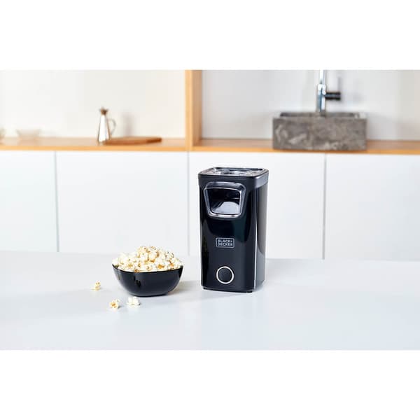 BLACK+DECKER Popcornmaskin Svart