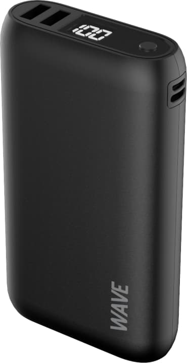 Wave Extrapower Powerbank, 20 000 mAh, sort