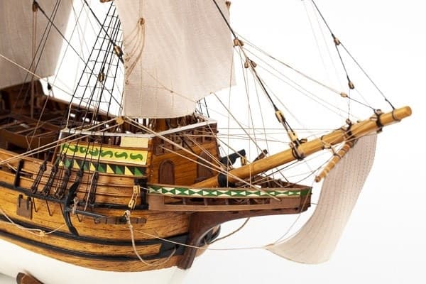 1:60 Mayflower - Skrog i tre