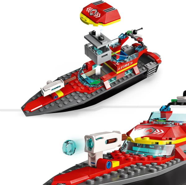 Lego City Fire 60373 - Brannredningsbåt