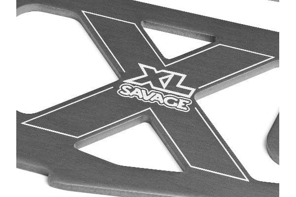 HPI Main Chassis Set (Savage Xl/Gray)
