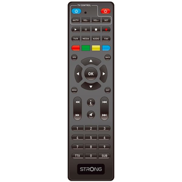 Strong TV-box DVB-T2 Marksänd FTA SRT8119 Svart