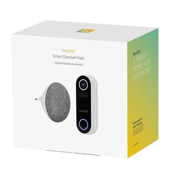 Hombli Smart dørklokkepakke hvit