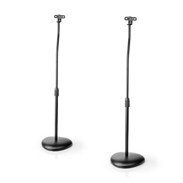 Nedis Speaker Mount | Kompatibel med: Universal | Gulv | 4.5 | Height Adjustable | ABS / Stål | Sort