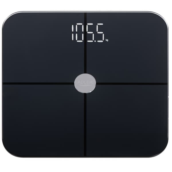 Adler AD 8187 Black Smart bathroom scale