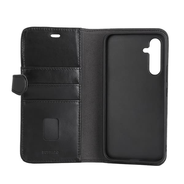 Buffalo Wallet Læder 2-i-1 Sort - Samsung A55 5G