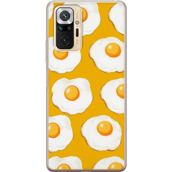 Mobildeksel til Xiaomi Redmi Note 10 Pro med Stekt egg motiv