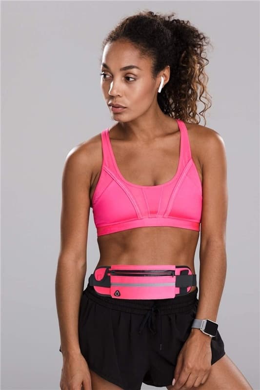 Sporty midjeveske, rosa