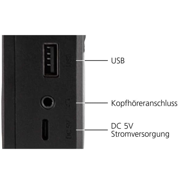imperial DABMAN 17 bærbar DAB+/FM radio med Bluetooth sort