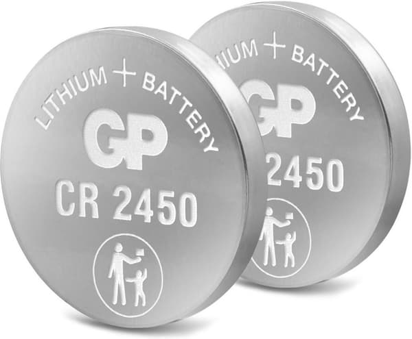 GP Nappiparisto litium CR2450, 2-pakkaus