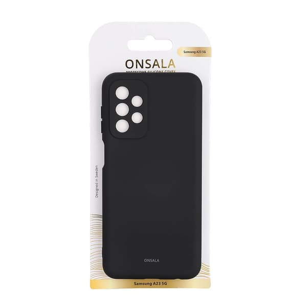 Onsala Mobildeksel Silikon Black - Samsung Galaxy A23 5G