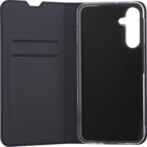 FoneKit BookCase -suojakotelo, Samsung Galaxy A25 5G, musta