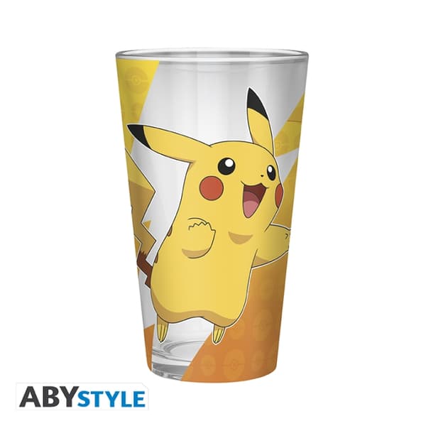 Abysse POKEMON Suuri lasi Premium - Pikachu folio - 400 ml