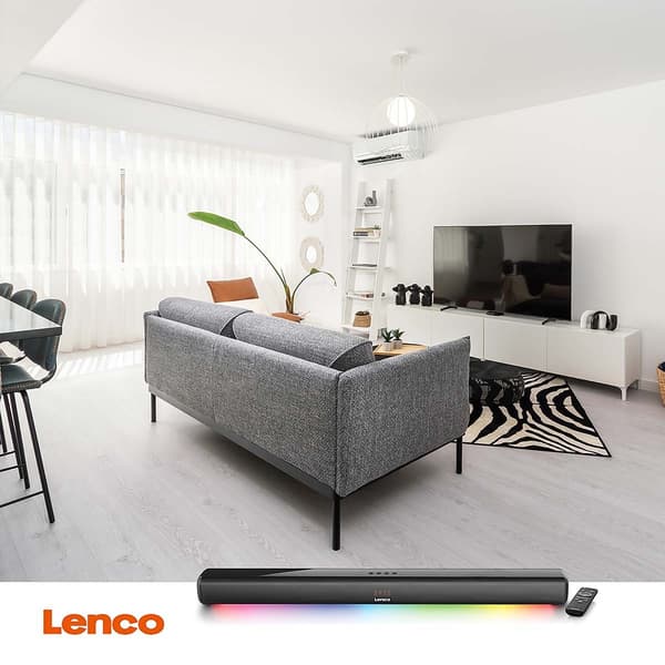 Lenco Lydplanke 85 cm 40 W Bluetooth® HDMI LED-lys