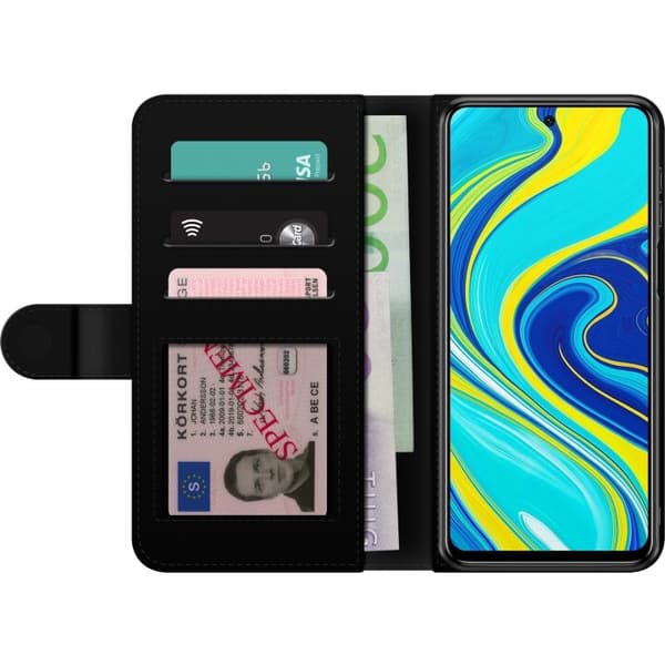 Plånboksfodral till Xiaomi Redmi Note 9S med Marmor motiv