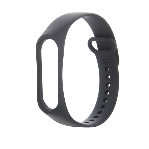 Silikonearmbånd til Xiaomi Mi Band 3 / 4, sort