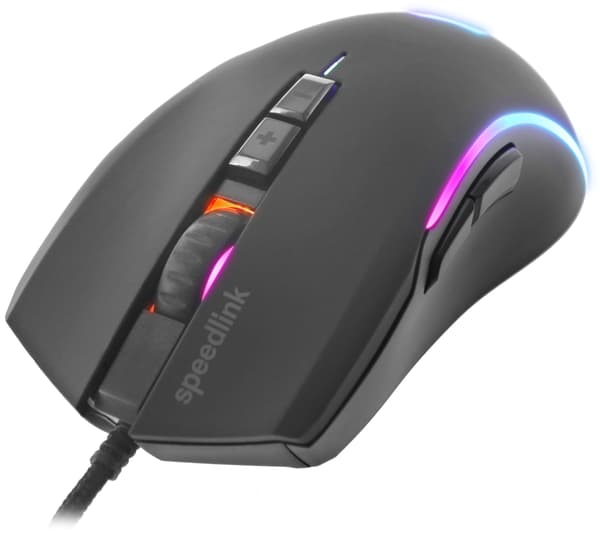 Speedlink ZAVOS gaming-mus, gummi-sort