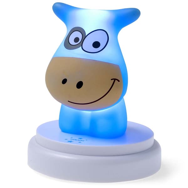 Alecto NAUGHTY COW LED nattlys ku blå