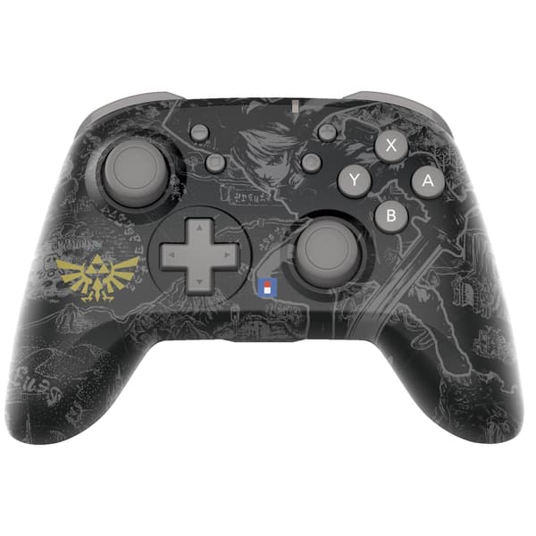 Hori HoriPAD Wireless (Zelda - musta ja harmaa)