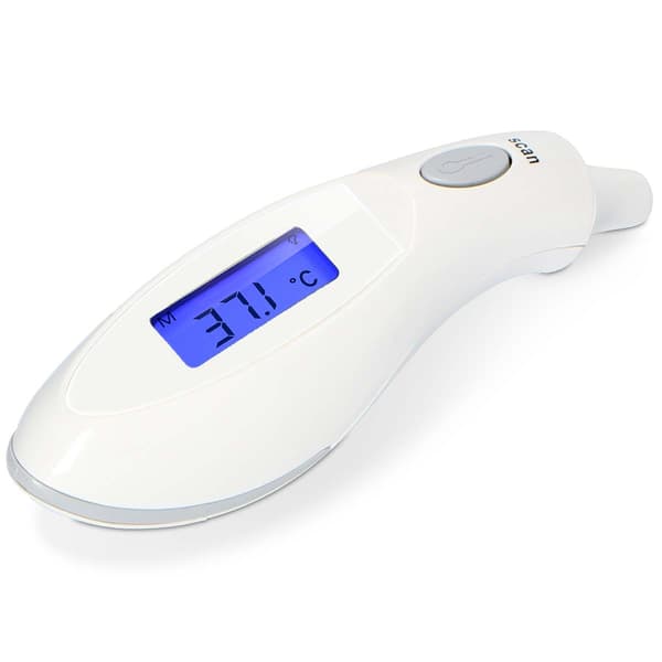 Alecto BC-27 Infrarødt øretermometer hvit