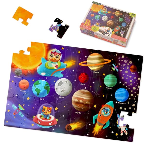 B Toys B Gulvpuslespill – Solsystemet (702217)