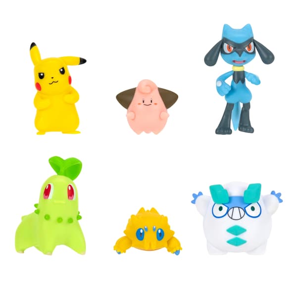 Pokémon Stridsfigurer, 6-pack (PKW4099)