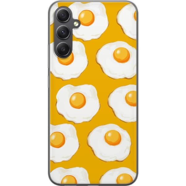 Mobildeksel til Samsung Galaxy S23 FE med Stekt egg motiv