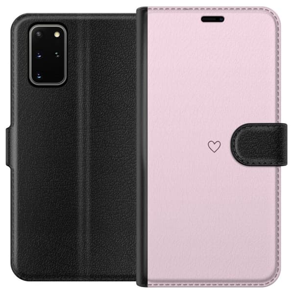 Tegnebogsetui til Samsung Galaxy S20+ med Hjerte motiv