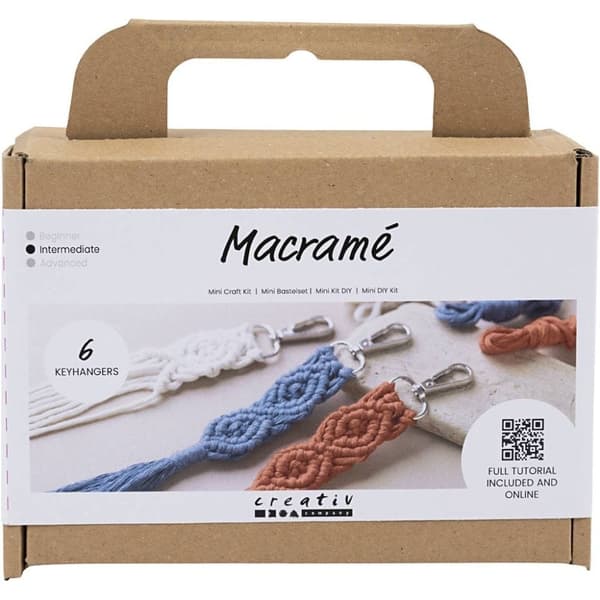DIY Kit Makramé - Nyckelring (977554)