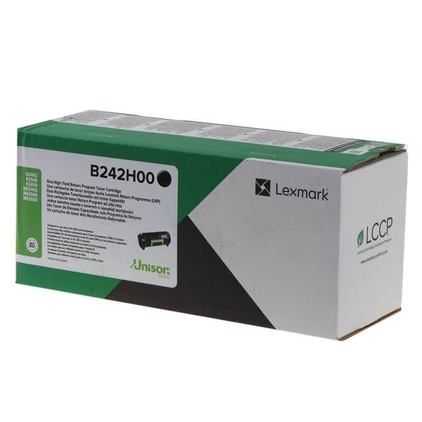 Lexmark Toner B242H00 Musta High Yield