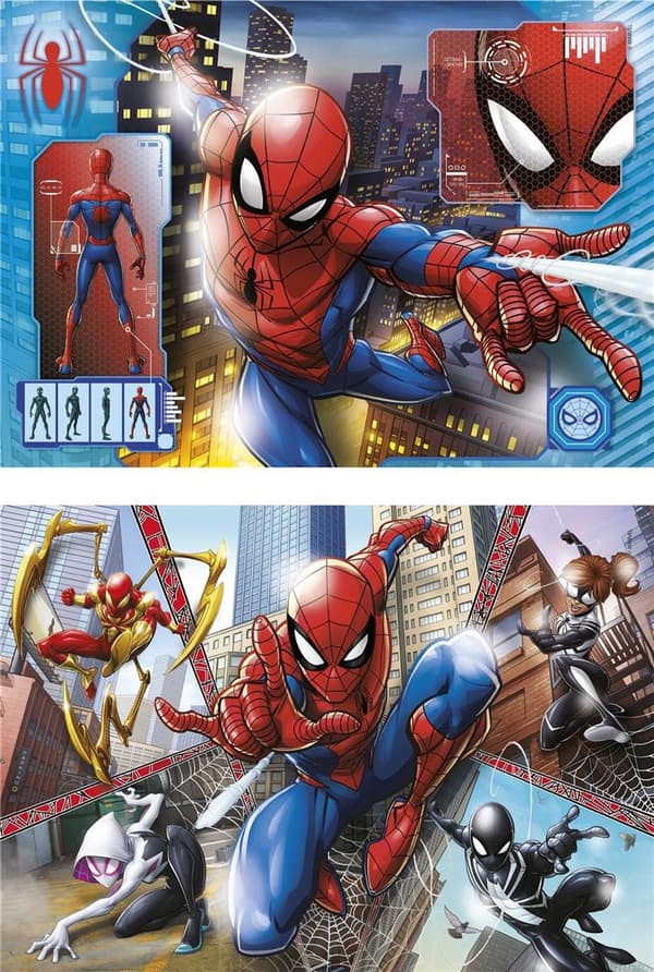 Clementoni 2x60 puslespil børn Spider-Man