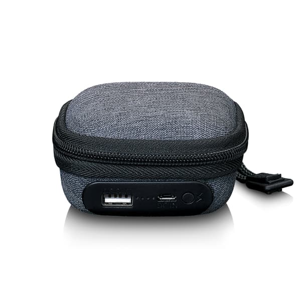 Lenco Etui med innebygd powerbank Grå