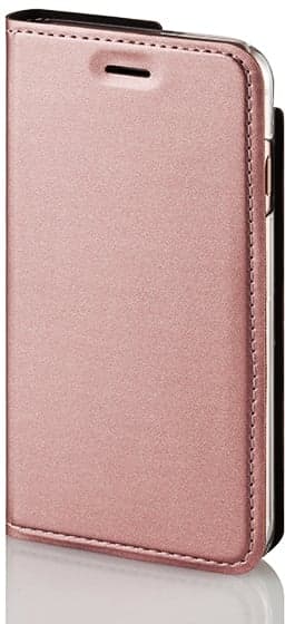 Wave BookCase skyddsfodral, iPhone 6 / 6s / 7 / 8 / SE, roséguld